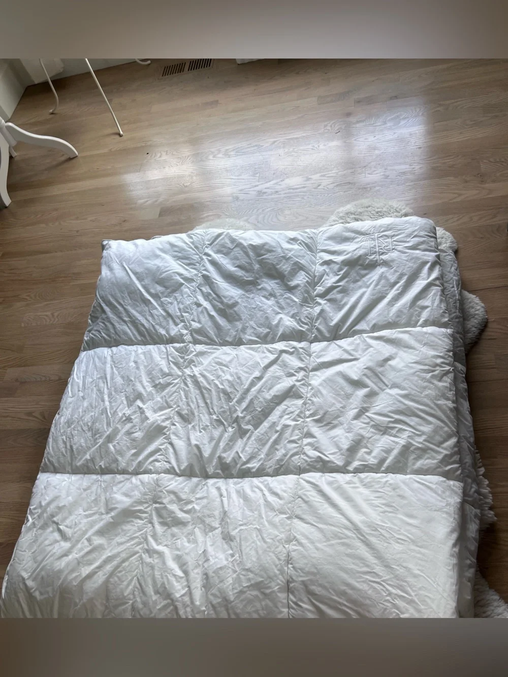 Ralph Lauren White Quilted Down-Alternative Comforter